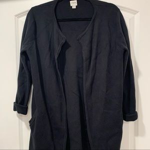 J.Crew Factory Collarless Sweater Blazer MP